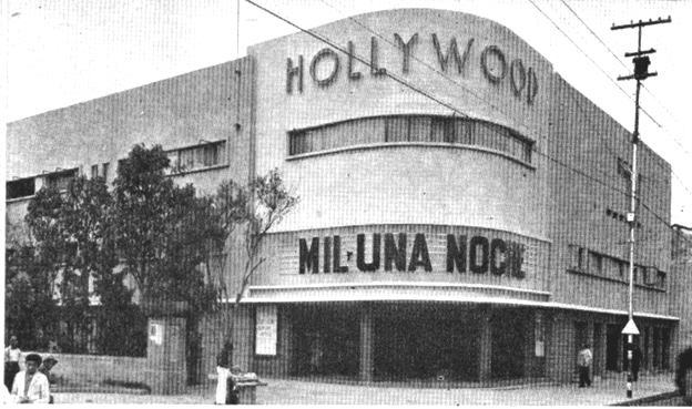 Edificio y cine Hollywood. 1939