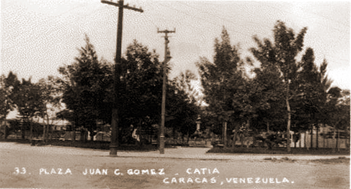 1929. Antigua Plaza Juancho Gómez, actualmente Plaza Sucre de Catia