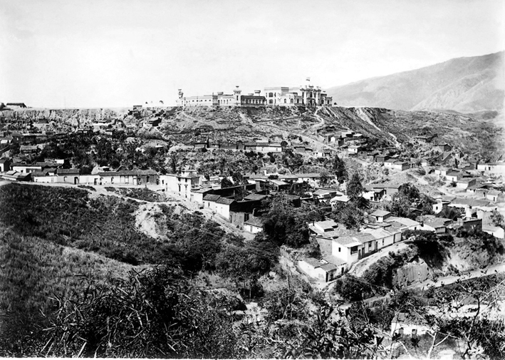 Cuartel La Planicie, sector Monte Piedad, Caracas, circa 1905.