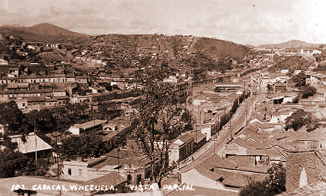 Entre los años 1930 y 1940 así se veía Caracas desde Catia