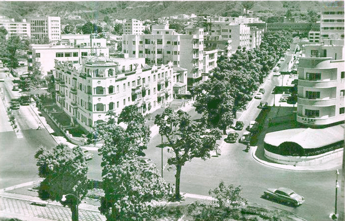 Años 50. Av. Vollmer. San Bernardino. Caracas